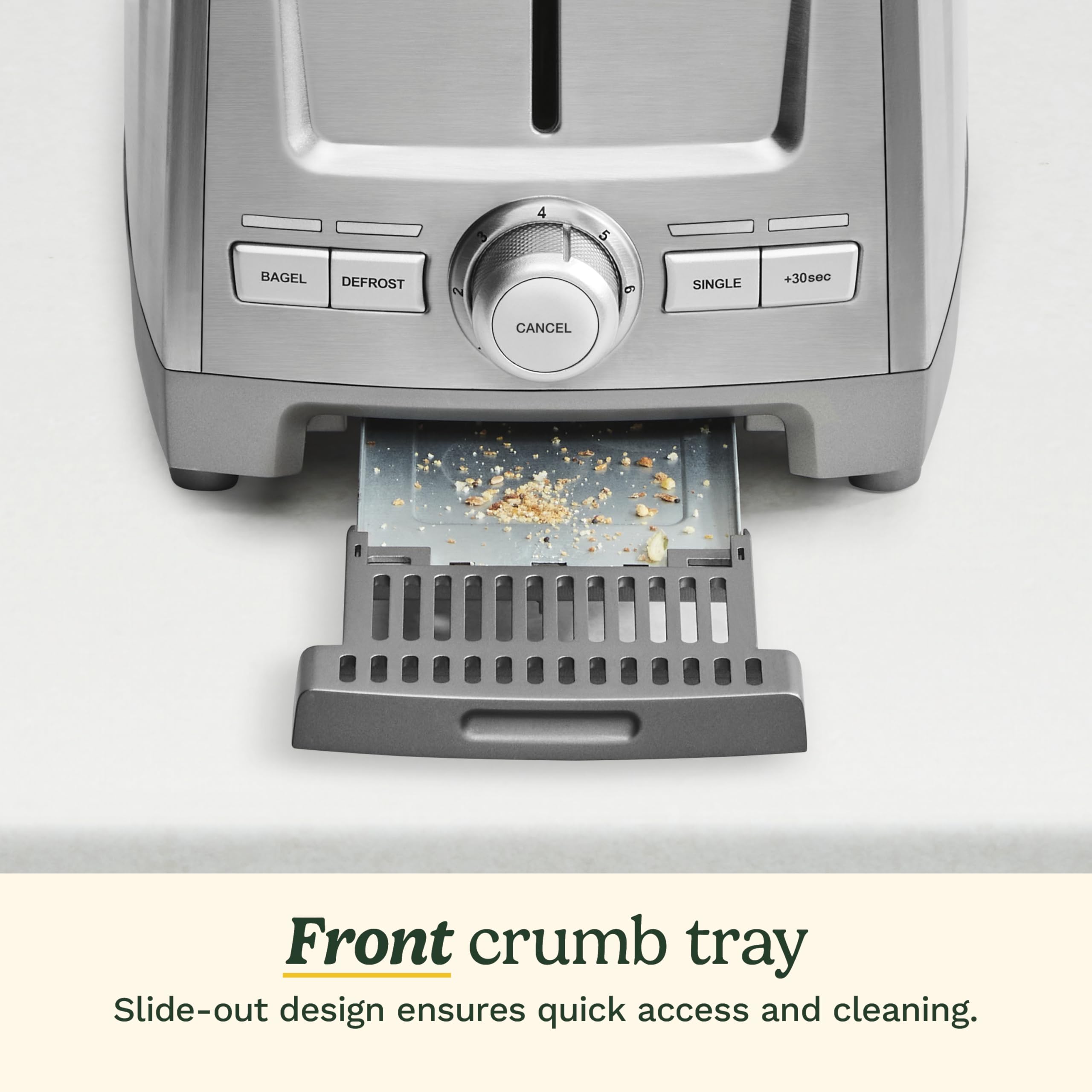 Cuisinart 2-Slice XL Slot Stainless Steel Toaster, Stainless Steel, CPT-1600 - Image 6