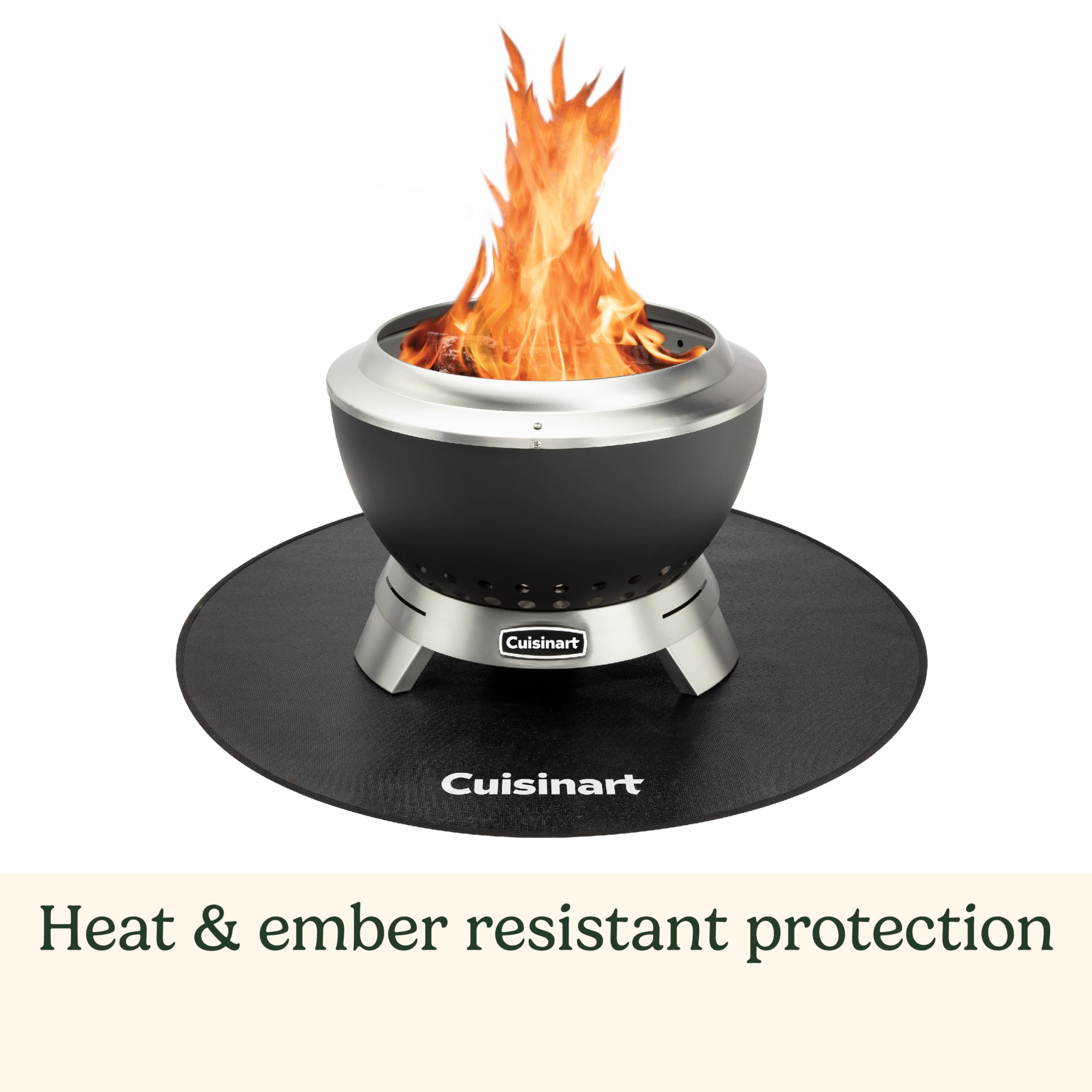 Cuisinart 36” Silicone-Coated Grill Mat with High Heat Resistance, Weather Resistant BBQ Mat for Grills, Griddles, Smokers & Fire Pits, Grease Proof Easy Clean Patio & Deck Protector - Image 5