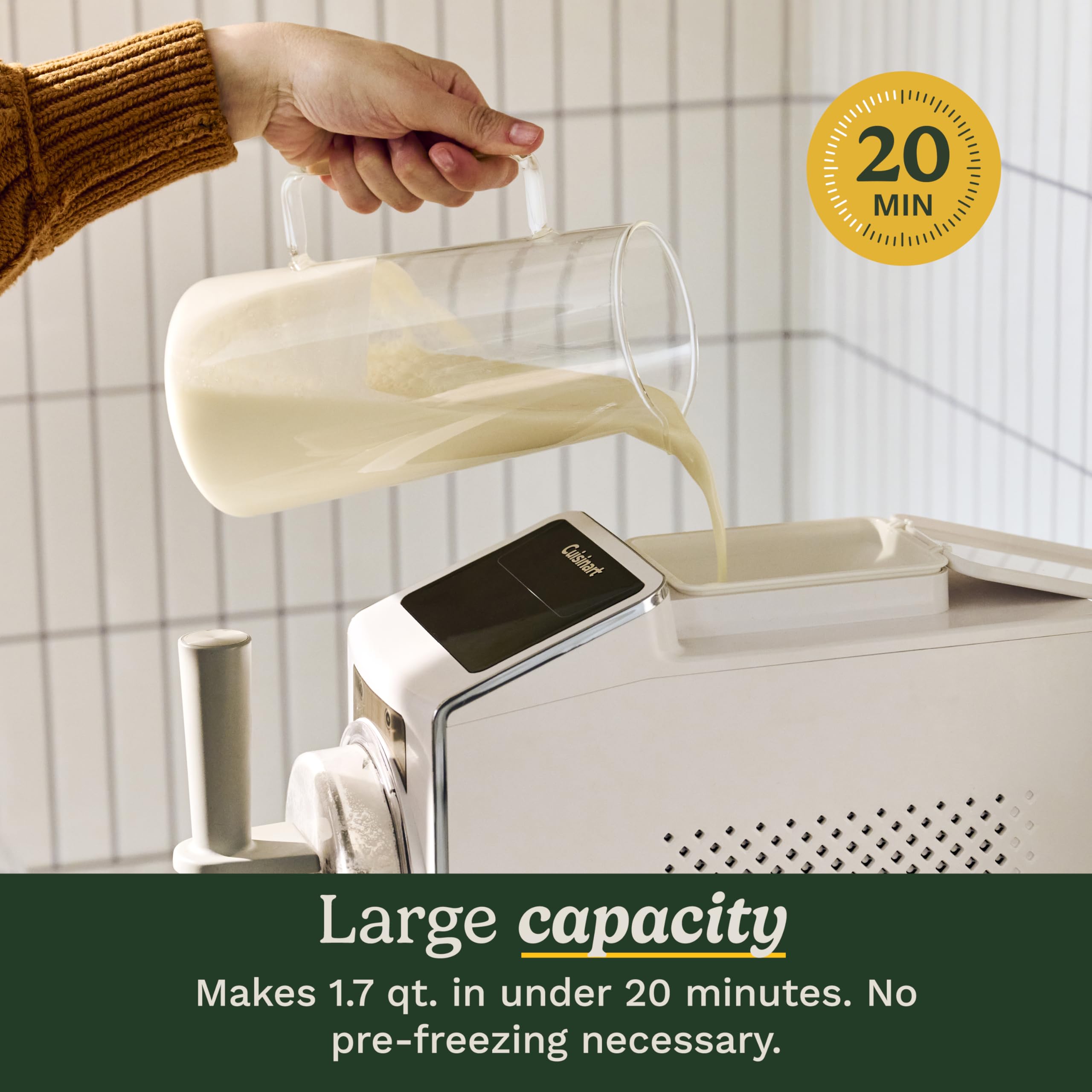 Cuisinart 6-in-1 Slushy & Soft-Serve Maker, Ice Cream Maker Machine Makes Soft-Serve Ice Cream, Slushies, Sorbet and More, Quick-Freeze Chill Technology Maintains Perfect Temperature, ICE-200 - Image 6