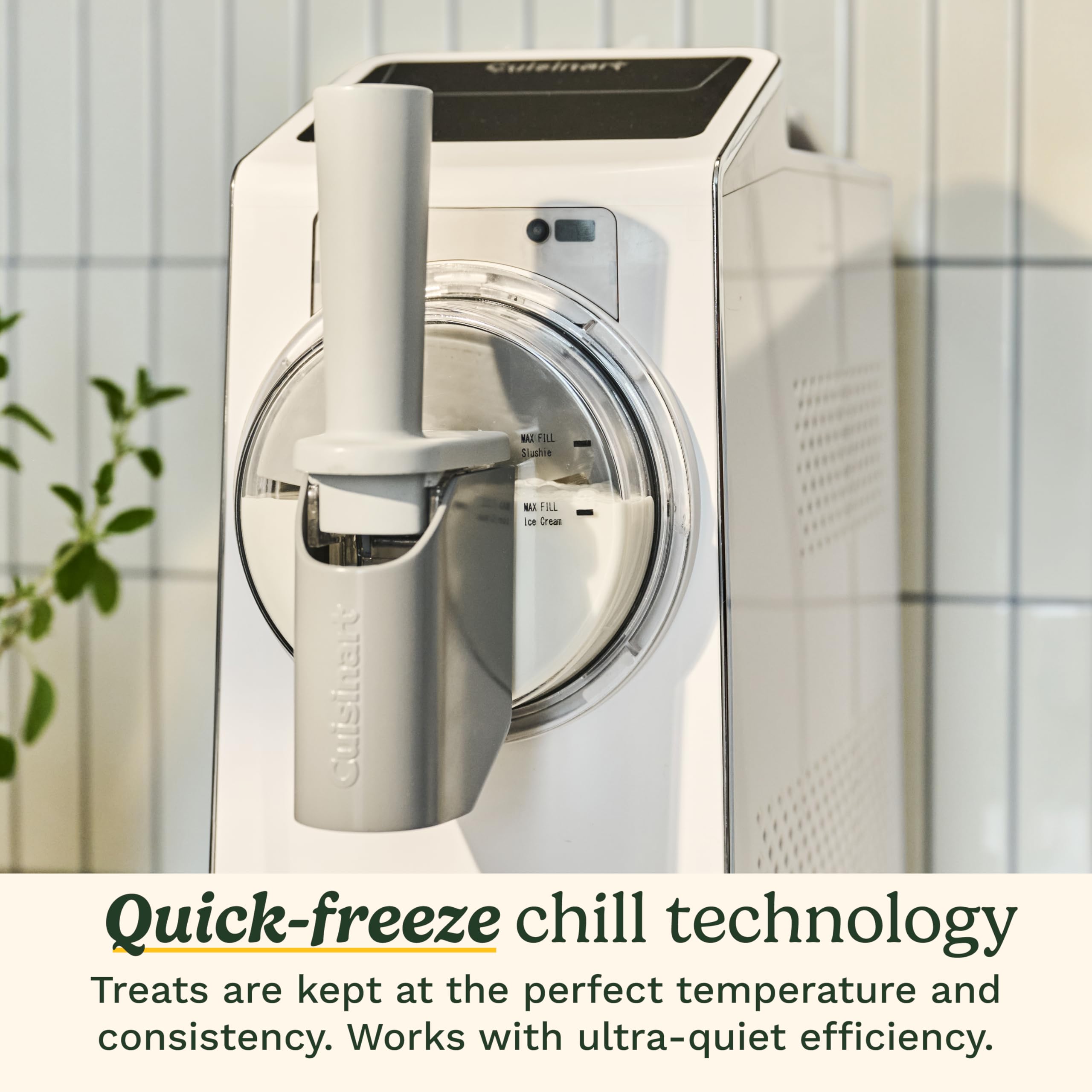 Cuisinart 6-in-1 Slushy & Soft-Serve Maker, Ice Cream Maker Machine Makes Soft-Serve Ice Cream, Slushies, Sorbet and More, Quick-Freeze Chill Technology Maintains Perfect Temperature, ICE-200 - Image 7