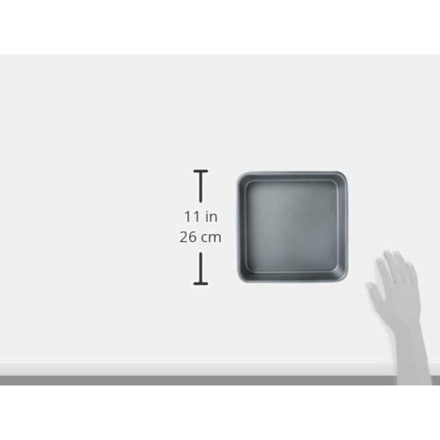 Cuisinart 9-Inch Chef's Classic Nonstick Bakeware Square Cake Pan, Silver - Image 5