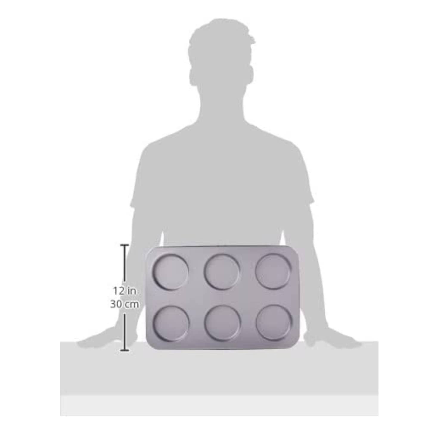 Cuisinart Chef's Classic Nonstick 6-Cup Muffin-Top Pan, Silver - Image 6