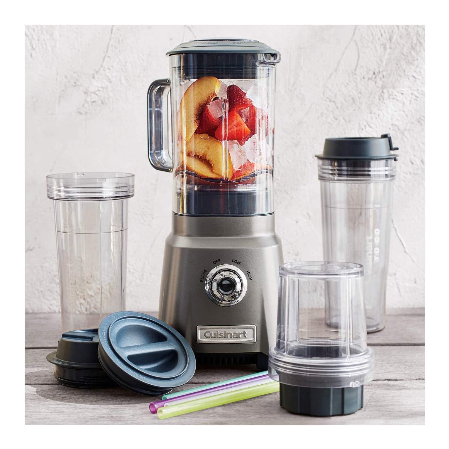 Cuisinart CPB-380 Hurricane Compact Juicing Blender, Gunmetal - Image 3