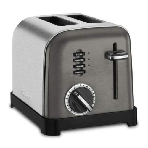 Cuisinart CPT-160BKS 2-Slice Metal Classic Toaster, Stainless Steel/Black - Image 3