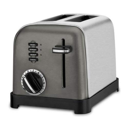 Cuisinart CPT-160BKS 2-Slice Metal Classic Toaster, Stainless Steel/Black - Image 4