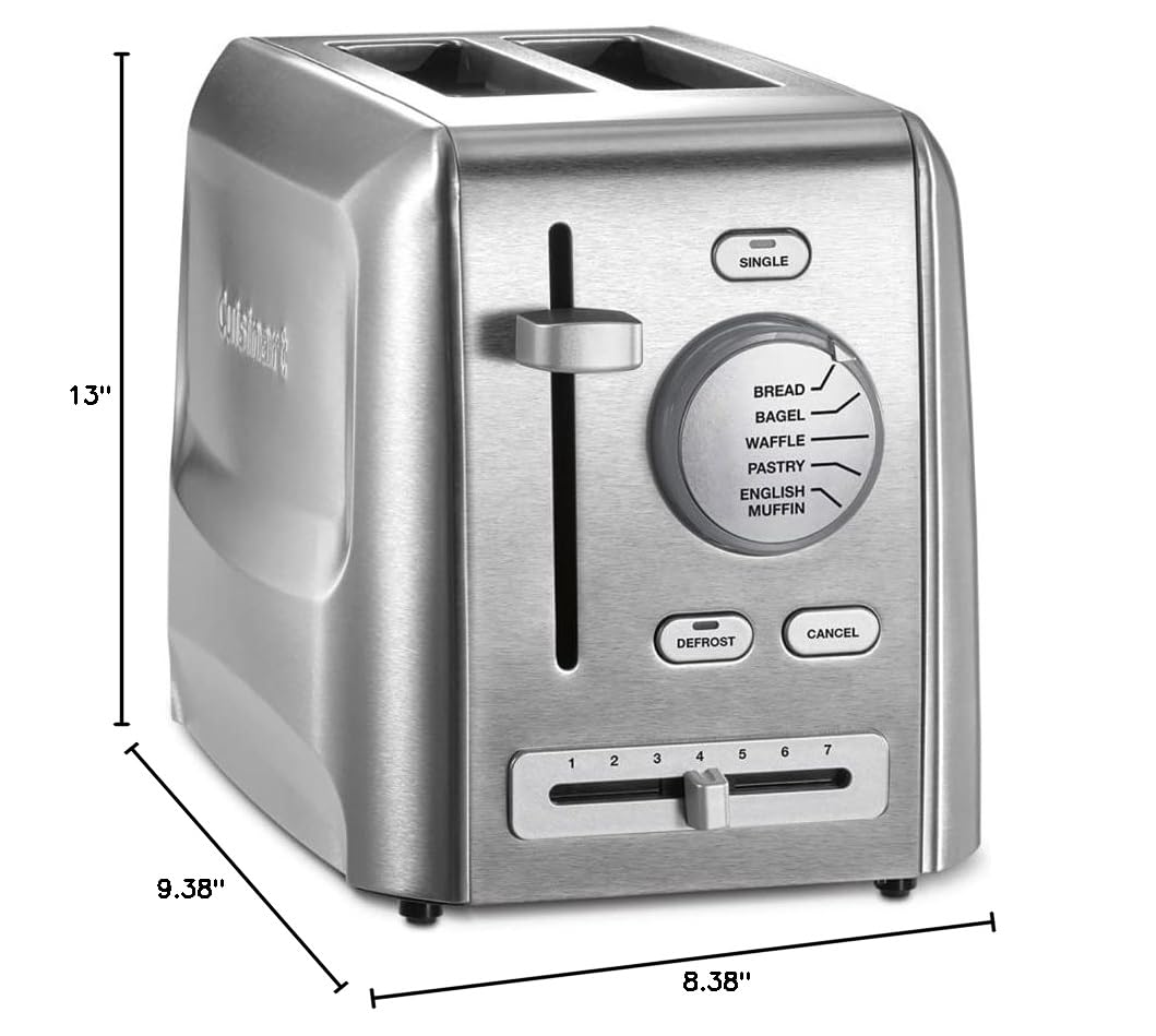Cuisinart CPT-620 2-Slice Custom Select Toaster, Stainless Steel - Image 4
