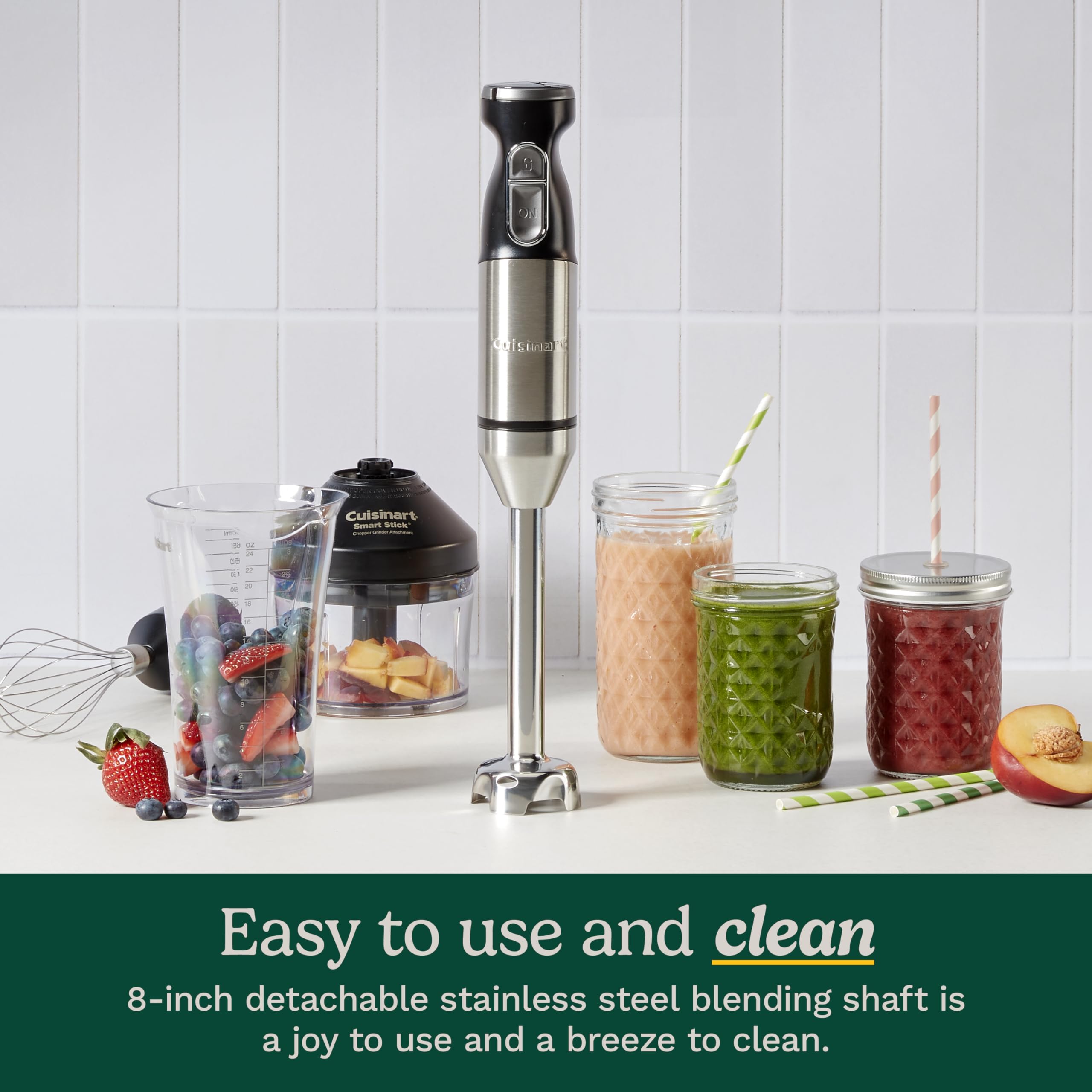 Cuisinart CSB-179 Smart Stick Variable Speed Hand Blender, Stainless Steel - Image 3