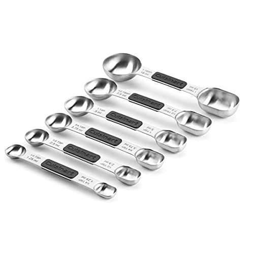 Cuisinart CTG-00-6MSP Stainless Steel 6P Set of Magnetic Measuring Spoons, Black & Silver - Image 3