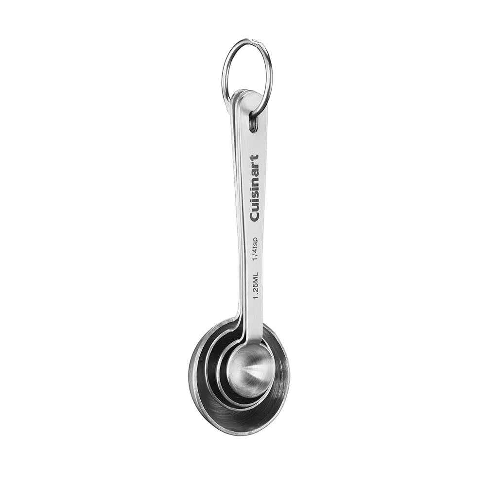 Cuisinart CTG-00-SMP Stainless Steel Measuring Spoons, Set of 4,Silver - Image 3