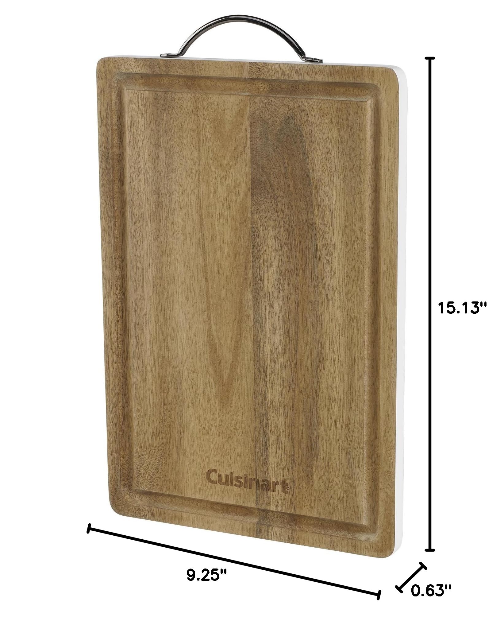 Cuisinart Cutting Board, Brown, 15.1" L x 0.6" W - Image 3