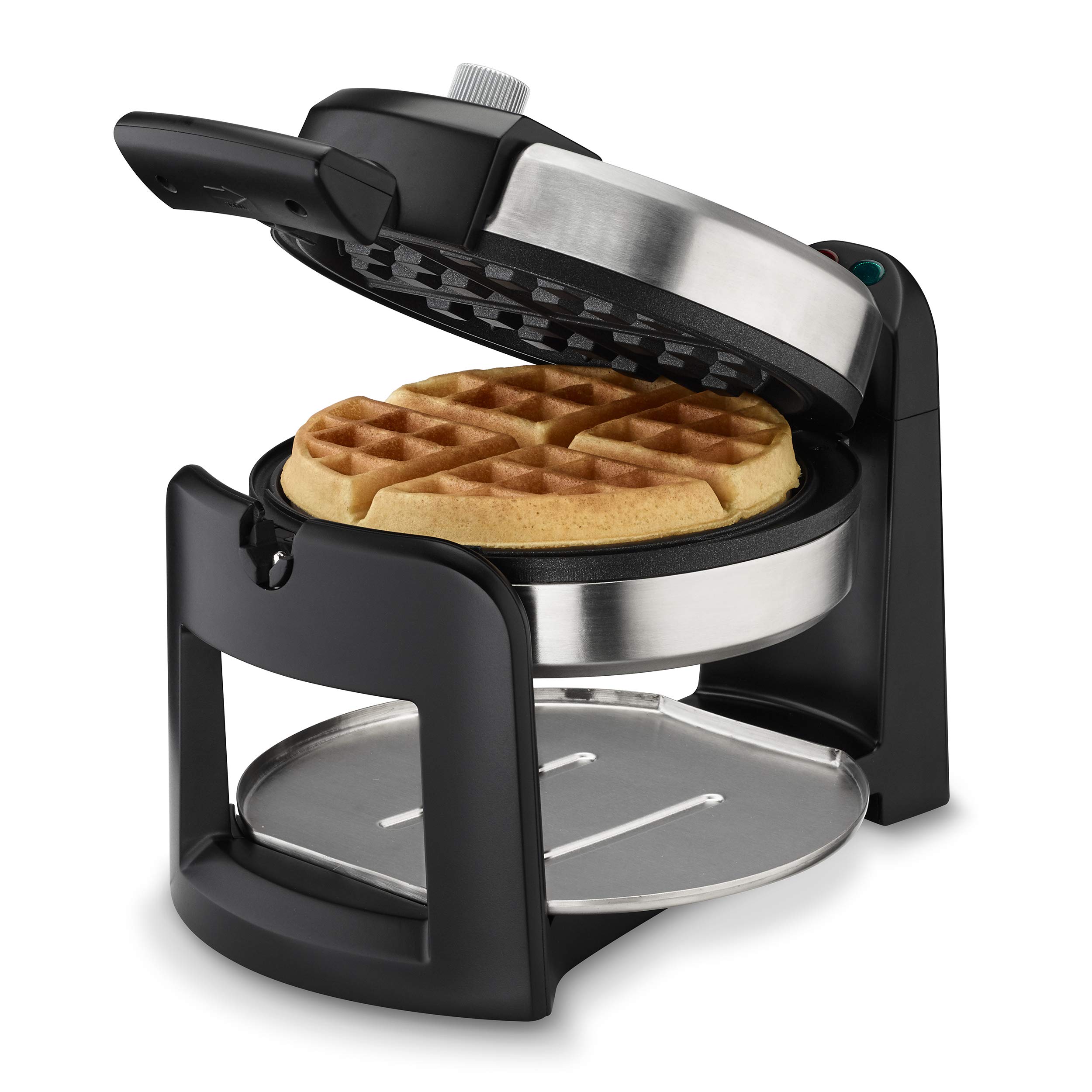 Cuisinart Round Flip Belgian Waffle Maker, 1" thick Belgian-style Waffle, WAF-F30NAS - Image 3