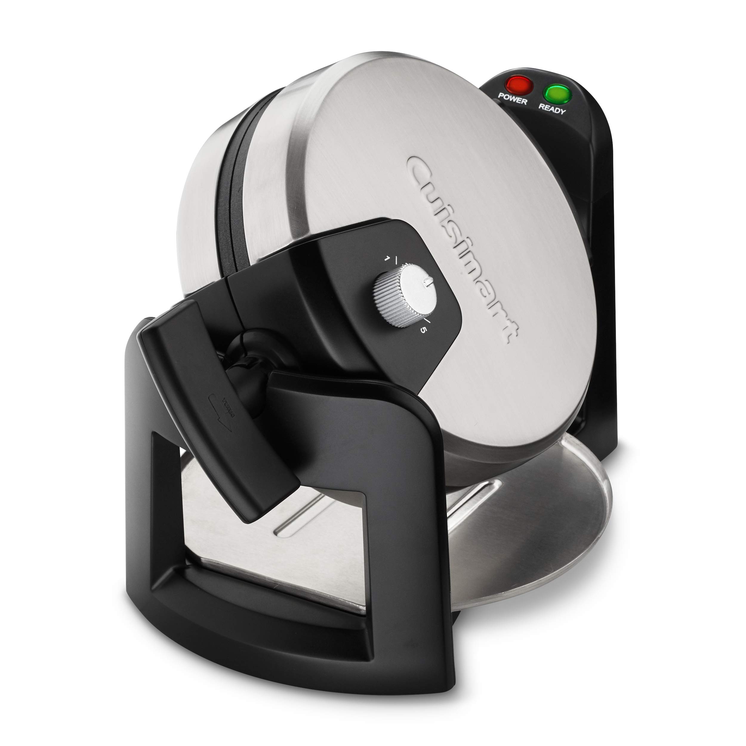 Cuisinart Round Flip Belgian Waffle Maker, 1" thick Belgian-style Waffle, WAF-F30NAS - Image 4