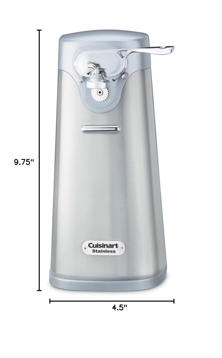 Cuisinart SCO-60 Deluxe Electric Can Opener, Quality-Engineered Motor System Allows you to Open Any Size Can, Stainless Steel - Image 3