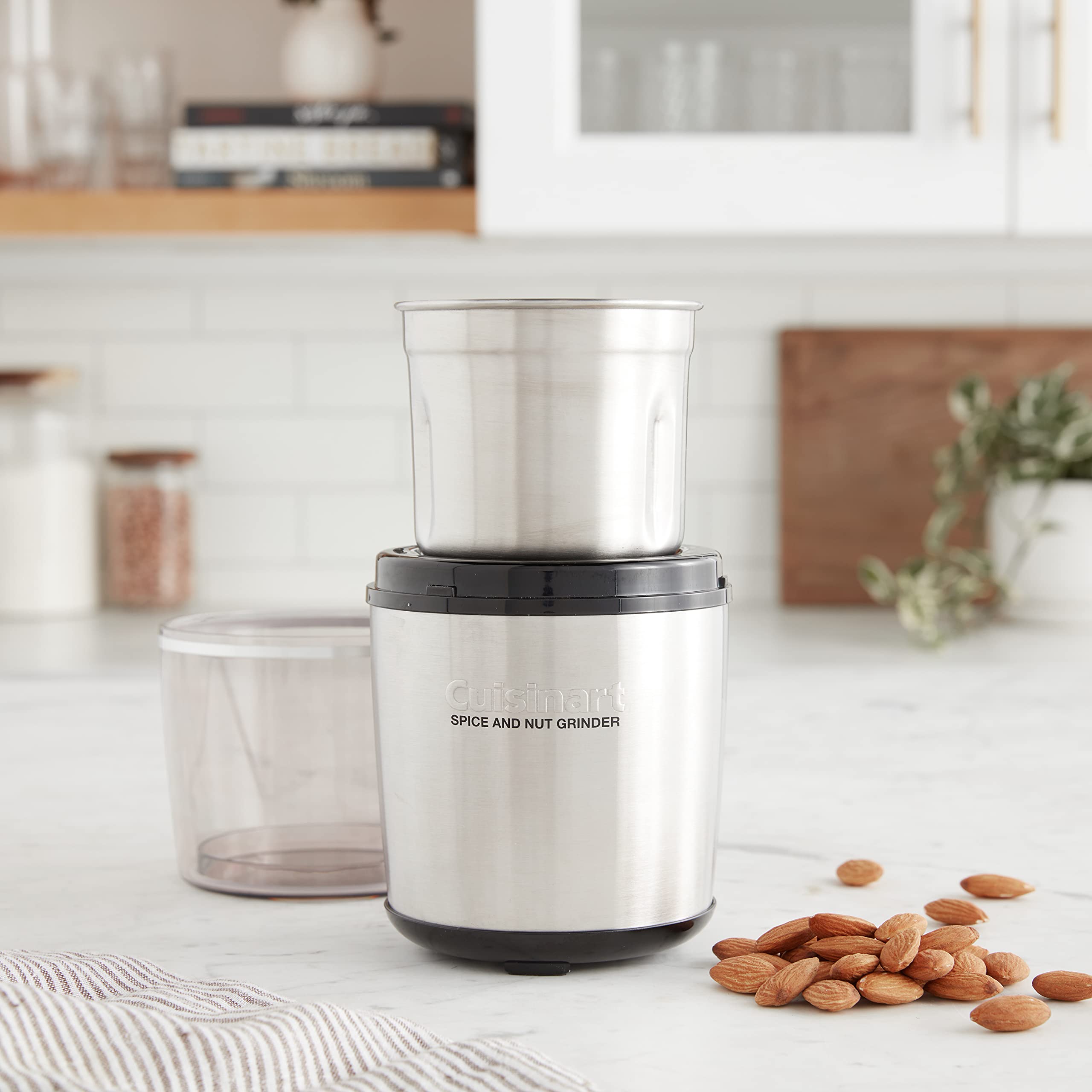 Cuisinart SG-10 Electric Spice-and-Nut Grinder, Stainless/Black, Mini - Image 5