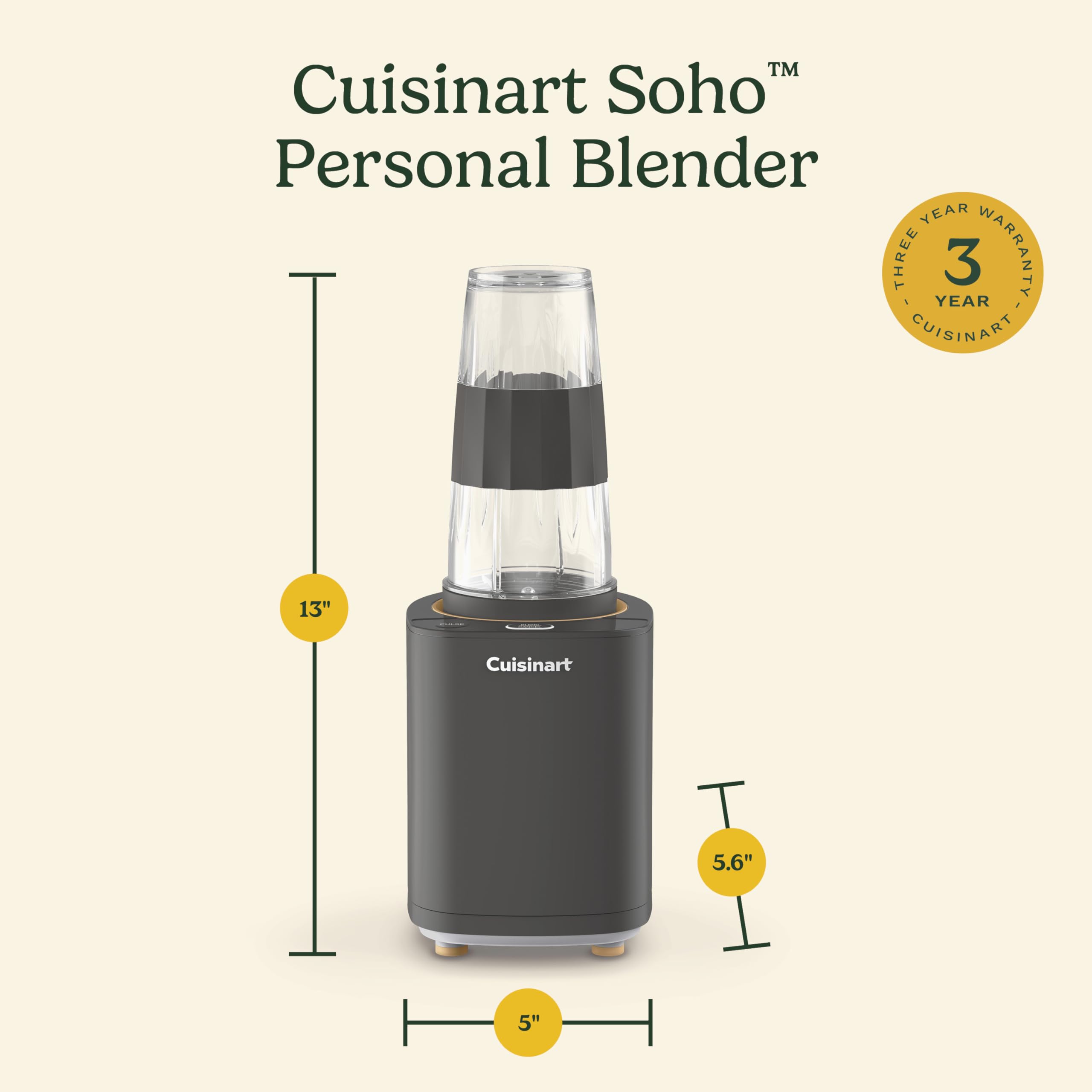 Cuisinart Soho™ Personal Blender, Black, CPB-7BK - Image 8